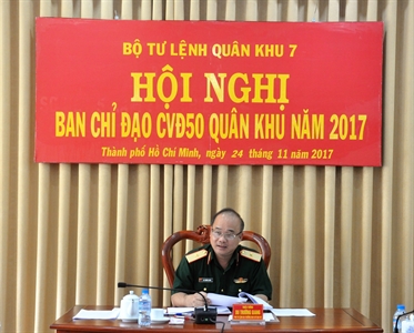 Quân khu 7 thực hiện hiệu quả Cuộc vận động 50