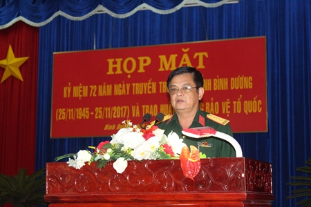 LLVT tỉnh Bình Dương: Họp mặt kỷ niệm 72 năm ngày truyền thống