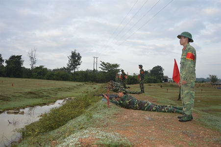 Ghi nhận từ hội thi cán bộ cấp trung, đại đội giỏi tỉnh Bình Phước
