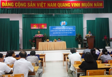 Tiếp xúc cử tri quận Phú Nhuận sau kỳ họp lần thứ 4, Quốc hội khóa XIV