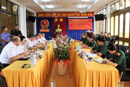 Đoàn Tổng Công tố quân sự Nga thăm và làm việc với Viện kiểm sát quân sự Quân khu 7