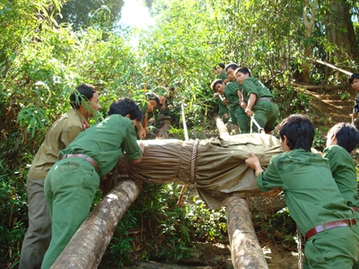 Ở đơn vị “Đi trước, về sau”