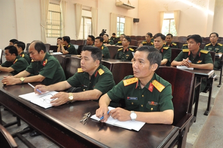 Quân khu 7 nâng cao trình độ sĩ quan biệt phái
