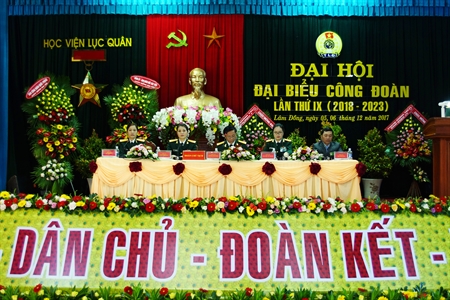 Học viện Lục quân: Đại hội Công đoàn lần thứ IX