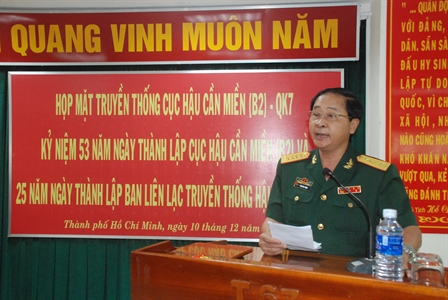 Ban Liên lạc Cục Hậu cần Miền (B2) họp mặt truyền thống