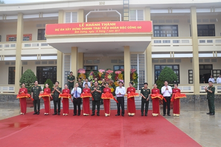 Ngành Doanh trại Quân khu 7 hoàn thành tốt nhiệm vụ năm 2017