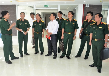 Quân khu 7 kiểm tra công trình xây dựng Đoàn 28 (giai đoạn 2)
