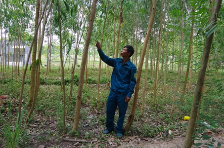 Chiến sĩ dân quân gắn bó với chốt biên giới