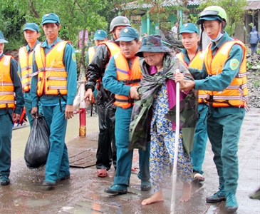 LLVT Quân khu 7: Chủ động phòng chống, ứng phó bão số 16