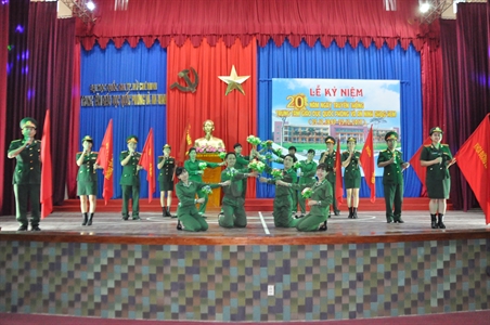Trung tâm Giáo dục quốc phòng và an ninh  Đại học quốc gia TP.HCM kỷ niệm 20 năm ngày truyền thống