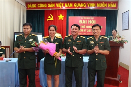 Bảo tàng Quân khu 7 đại hội toàn thể quân nhân nhiệm kỳ 2017-2019