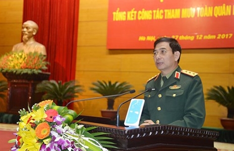 Bộ Tổng Tham mưu tổng kết công tác tham mưu toàn quân năm 2017