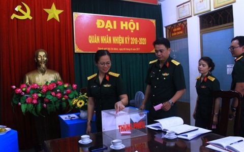 Nhà Văn hóa Quân khu 7 đại hội quân nhân nhiệm kỳ 2018-2020