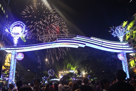 Thành phố Hồ Chí Minh đón năm mới 2018