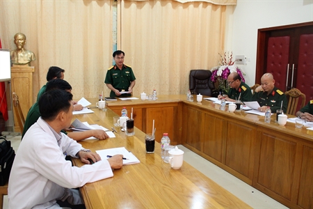 Hội động Giám định y khoa Quân khu 7 tổ chức giám định hồ sơ các đối tượng chính sách