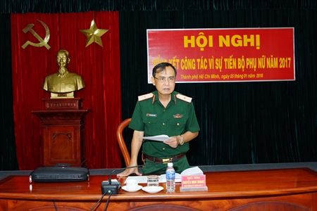 Quân khu 7 tổng kết công tác vì sự tiến bộ phụ nữ năm 2017