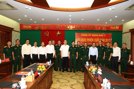 Đảng ủy Quân khu 7 Hội nghị phiên cuối năm 2017