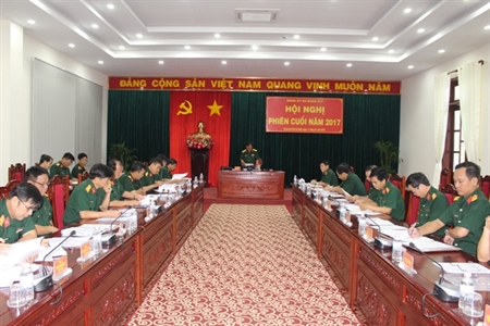 Đảng ủy Sư đoàn 317 hội nghị phiên cuối năm 2017