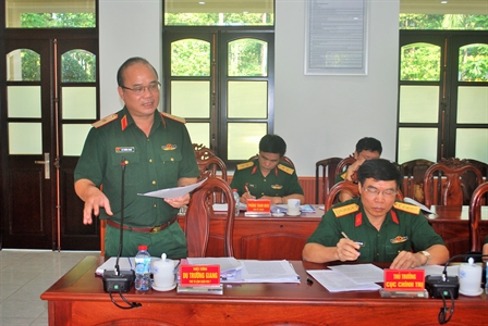 Cục Kỹ thuật Quân khu 7 tổ chức hội nghị Đảng ủy phiên cuối năm 2017