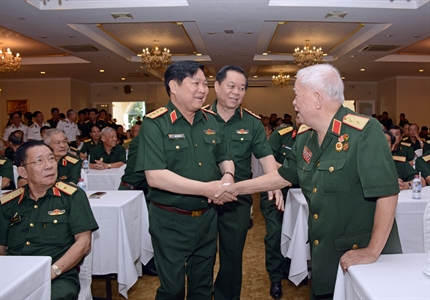 Bộ Quốc phòng gặp mặt cán bộ cao cấp quân đội đã nghỉ hưu, nghỉ công tác khu vực phía Nam