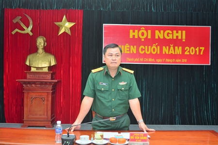 Đảng ủy Cục Chính trị Quân khu 7 hội nghị phiên cuối năm 2017