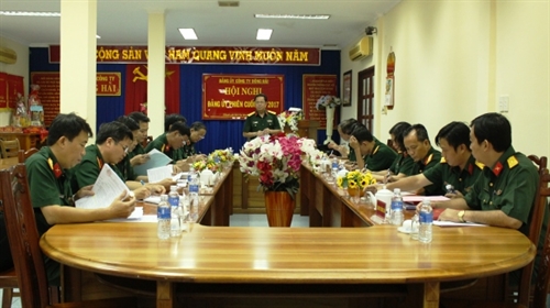 Đảng ủy công ty Đông Hải hội nghị phiên cuối năm 2017