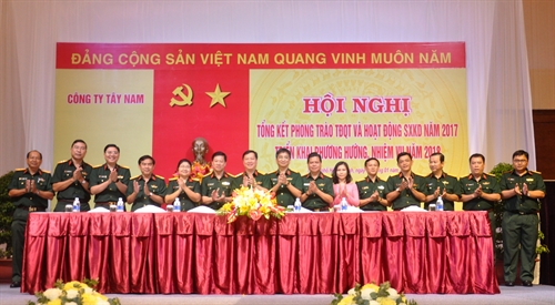 Công ty Tây Nam tổng kết phong trào TĐQT và hoạt động SXKD năm 2017, triển khai phương hướng, nhiệm vụ năm 2018