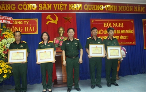 Công ty Đông Hải tổng kết phong trào thi đua Quyết thắng năm 2017