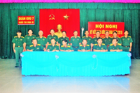 Khối thi đua 3 ký kết giao ước thi đua năm 2018