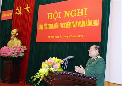 Tiếp tục nâng cao nâng cao chất lượng công tác tham mưu-tác chiến toàn quân