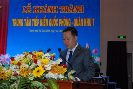 Khánh thành Trung tâm Tiếp kiến Quốc phòng – Quân khu 7