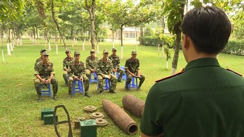 Công binh tỉnh Bình Dương: An toàn trong rà tìm, xử lý bom mìn