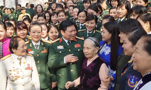 Những mốc son và bước phát triển của Phụ nữ Quân đội