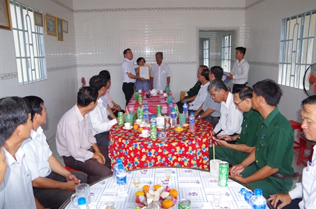 Hội Cựu chiến binh tỉnh Long An tặng nhà tình nghĩa