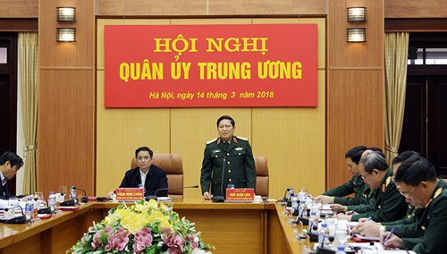 Quân ủy Trung ương tham gia ý kiến vào Đề án Trung ương 7, khóa XII về công tác cán bộ