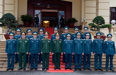 Đại tướng Ngô Xuân Lịch thăm và làm việc với Quân chủng Phòng không- Không quân