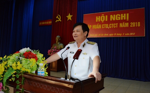 Cục Chính trị Hải quân: Tập huấn Công tác Đảng, công tác chính trị khu vực thành phố Hồ Chí Minh