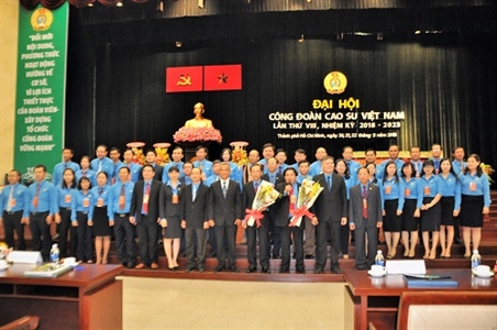 Đại hội Công đoàn Cao su Việt Nam lần thứ VIII nhiệm kỳ 2018 – 2023