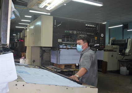“5S, 3K” ở Xưởng in Quân khu 7