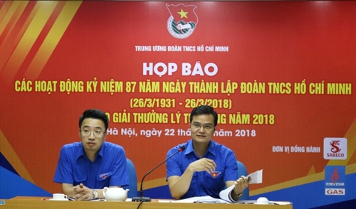 Lễ kỷ niệm 87 năm ngày thành lập Đoàn và tuyên dương cán bộ Đoàn xuất sắc toàn quốc diễn ra vào ngày 26/3