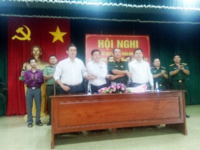 Đoàn Kinh tế - Quốc phòng 778 ký kết chương trình hành động kết nghĩa năm 2018