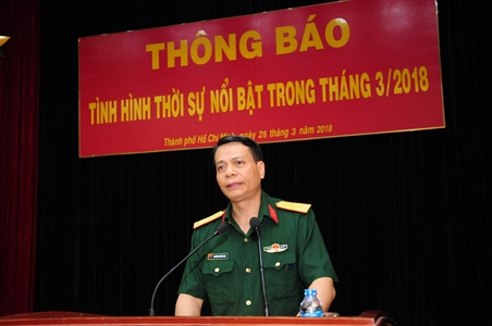 Bộ Tư lệnh Quân khu tổ chức thông báo thời sự nổi bật tháng 3 năm 2018