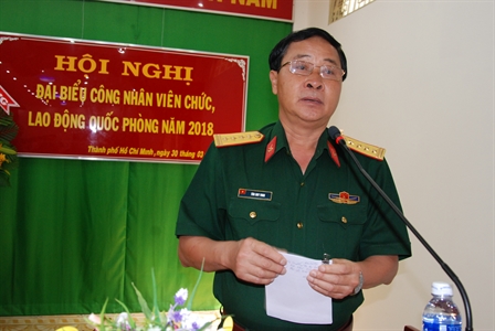Xí nghiệp May, Cục Hậu cần Quân khu 7: Hội nghị đại biểu công nhân viên chức, lao động quốc phòng năm 2018