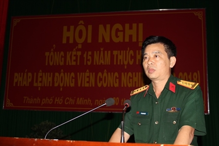 Hội nghị Tổng kết 15 năm thực hiện Pháp lệnh Động viên công nghiệp 2003 - 2018
