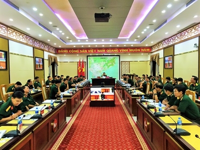 Giao ban trực tuyến toàn quân tháng 4 năm 2018