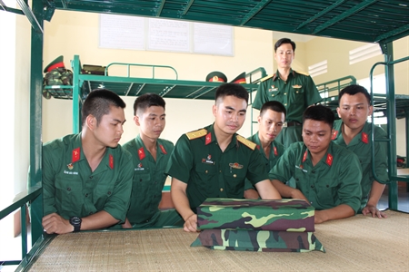 Tân binh tỉnh Đồng Nai hòa nhập môi trường quân ngũ