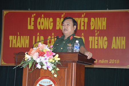 Sư đoàn 302 thành lập và đưa vào hoạt động Mô hình Câu lạc bộ Tiếng Anh