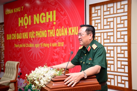 Hội nghị Ban chỉ đạo khu vực phòng thủ Quân khu
