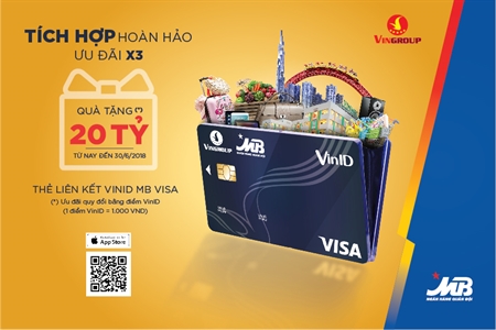 Ra mắt thẻ liên kết VinId - MB Visa