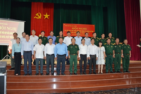 Bộ CHQS tỉnh Bình Phước: Ký kết quy chế phối hợp giữa Đảng ủy quân sự tỉnh với các Huyện – Thị ủy